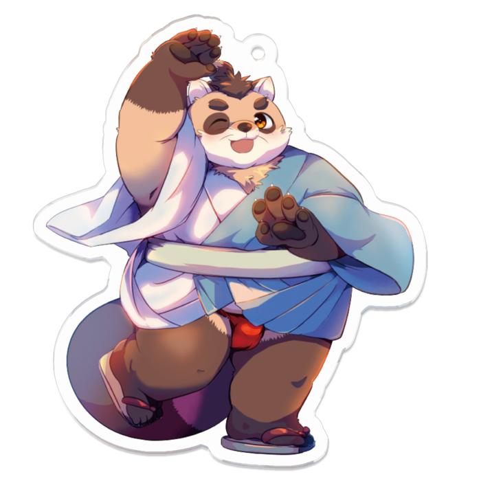 アクリルキーホルダー - 70 x 70 (mm)