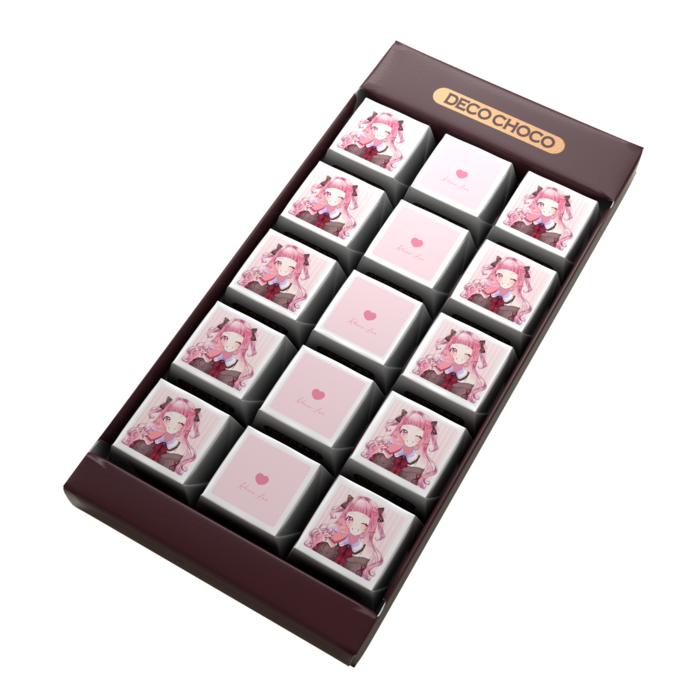 DECOチョコ - 列ごとにデザイン