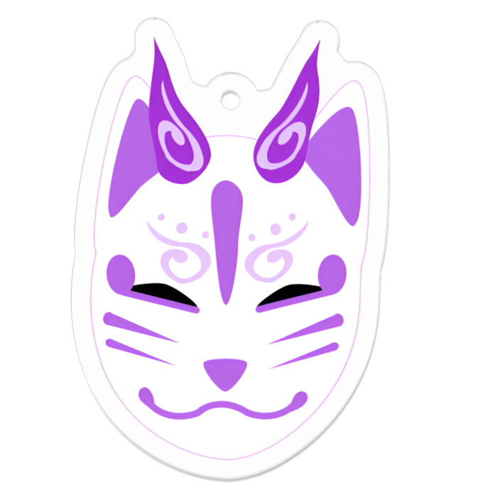 アクリルキーホルダー - 50 x 50 (mm)