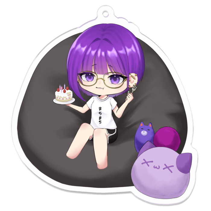アクリルキーホルダー - 70 x 70 (mm)