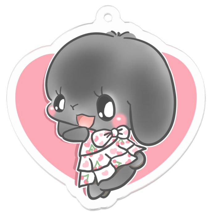 アクリルキーホルダー - 50 x 50 (mm)