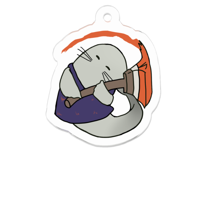 アクリルキーホルダー - 50 x 50 (mm)