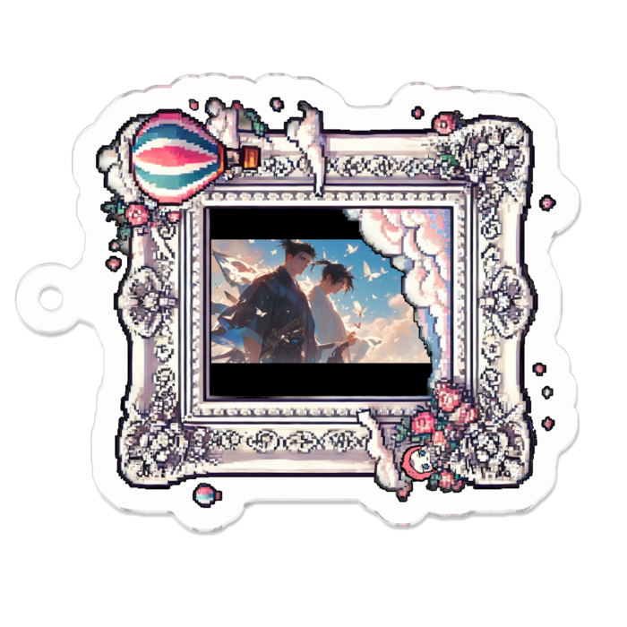 アクリルキーホルダー - 50 x 50 (mm)