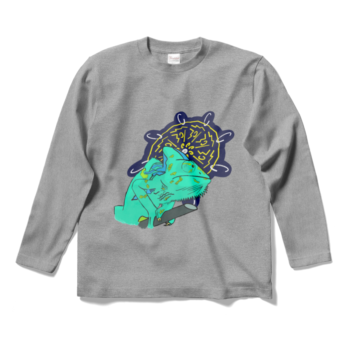 ロングスリーブTシャツ - S - 杢グレー