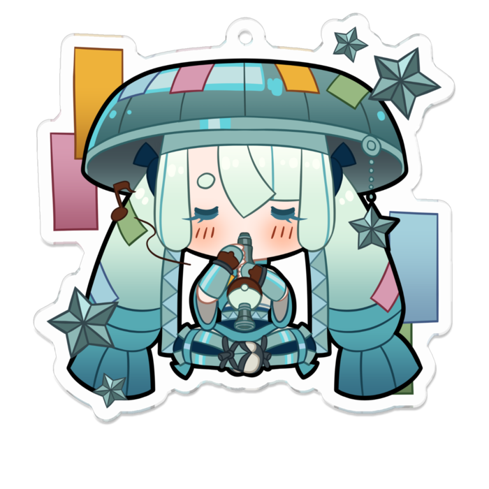 アクリルキーホルダー - 70 x 70 (mm)