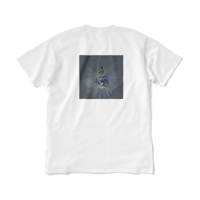 Tシャツ（短納期） - XL - ホワイト(背面)