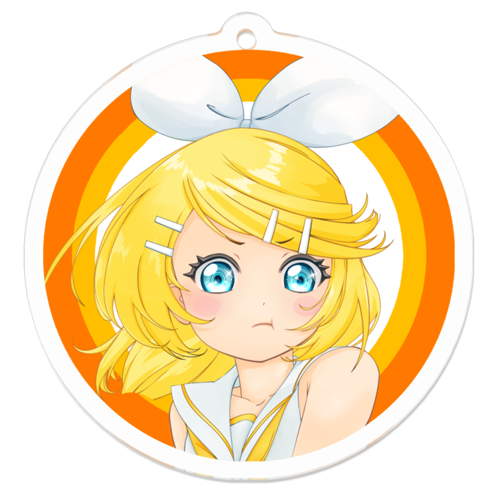 ぷんぷんリンちゃん50 x 50 (mm)