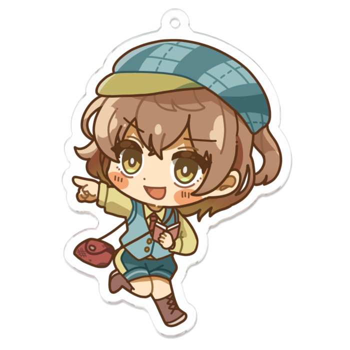 アクリルキーホルダー（コーティング） - 70 x 70 (mm)