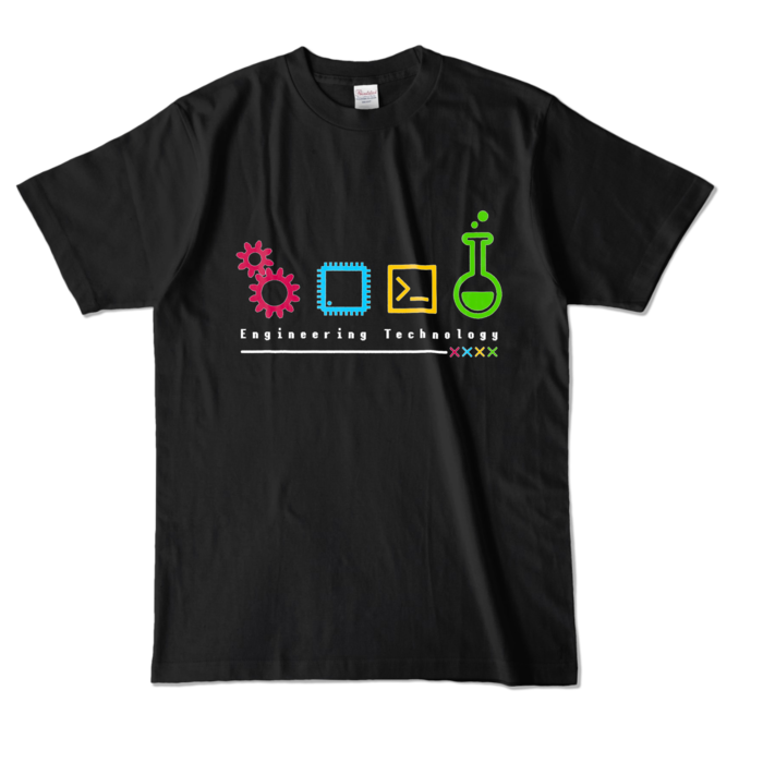カラーTシャツ - L - ブラック (濃色)