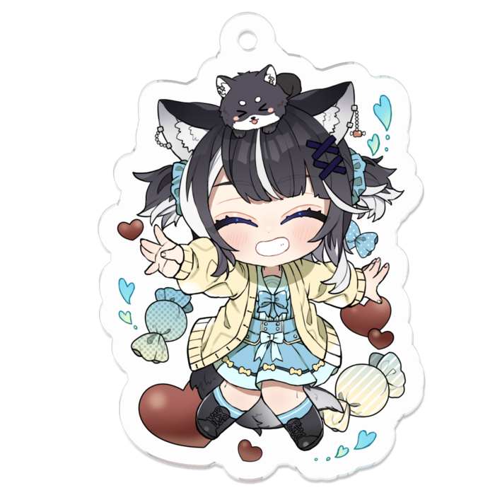 アクリルキーホルダー - 50 x 50 (mm)