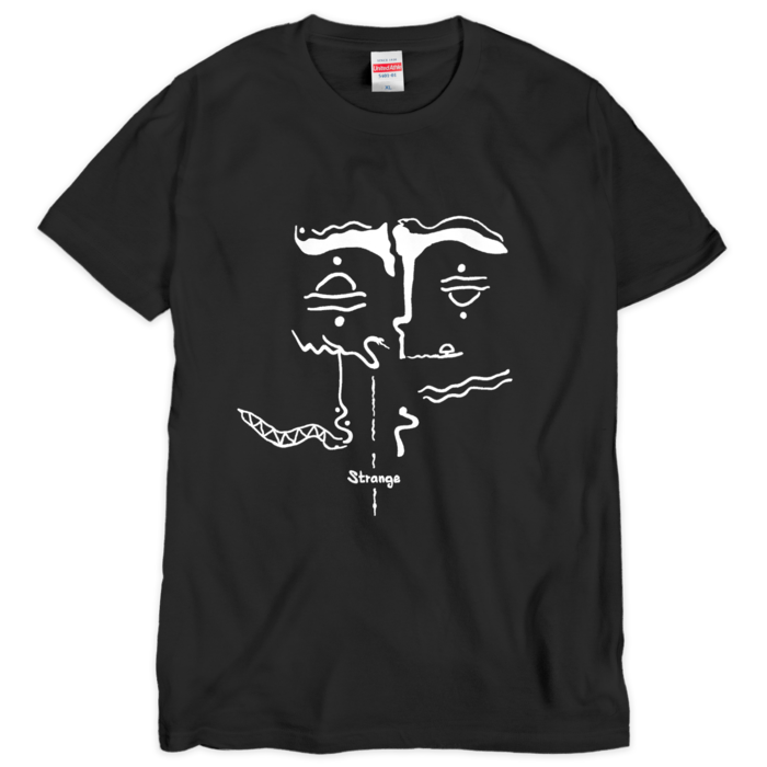 Strange T-shirt(Black) - XL -