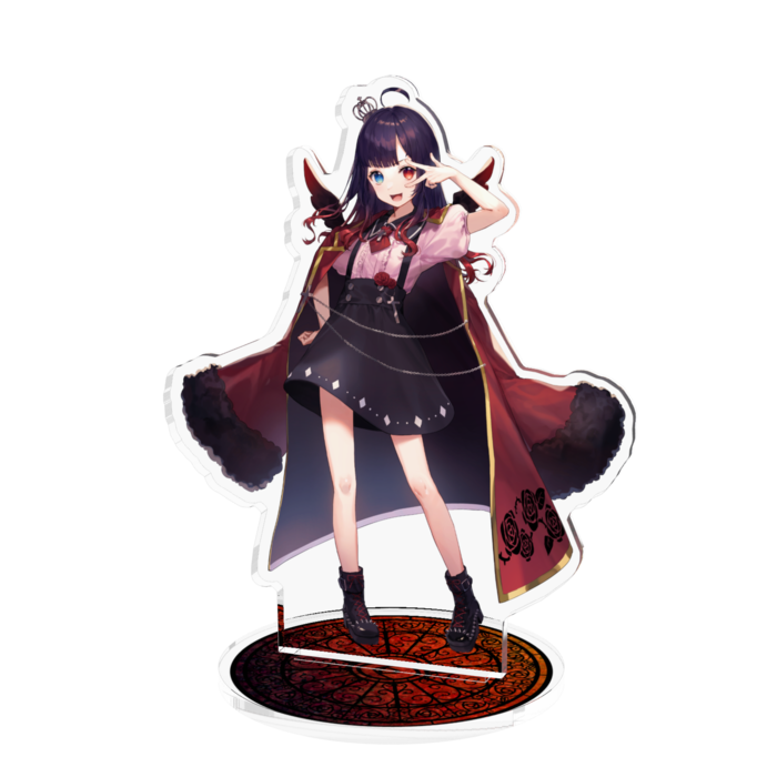 † 漆黒アクリルフィギュア(中:赤) †