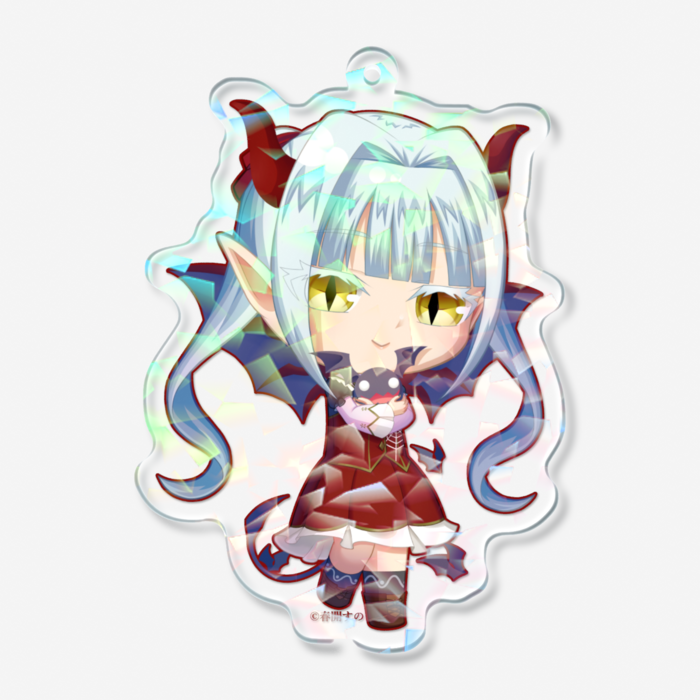 ホログラムアクリルキーホルダー - 70 × 70mm