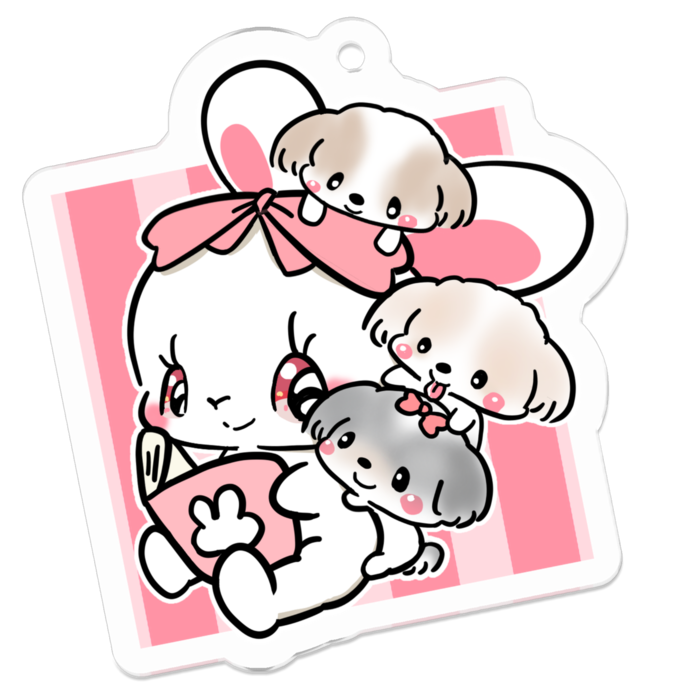 アクリルキーホルダー - 50 x 50 (mm)