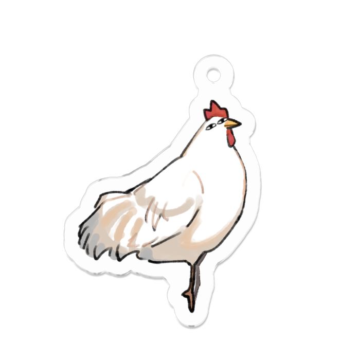 アクリルキーホルダー - 50 x 50 (mm)