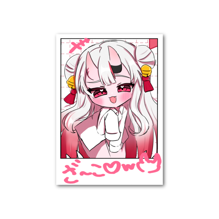フォト風カード - 縦 - 片面