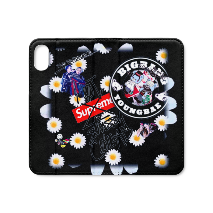 手帳型iPhoneケース（ベルトなし） - iPhone XS / X - ストラップ穴 なし