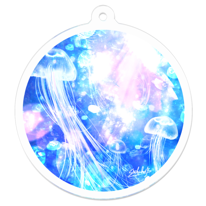 アクリルキーホルダー - 50 x 50 (mm)