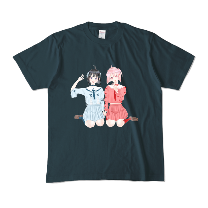 カラーTシャツ - M - デニム (濃色)