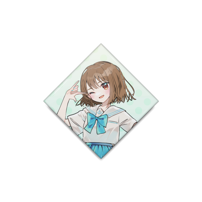 缶バッジ - ひし形40mm