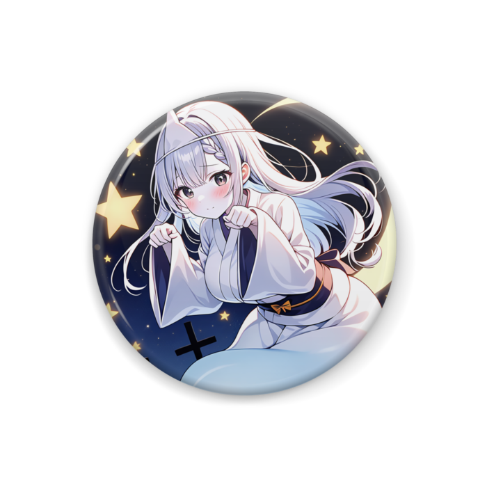 幽霊麗奈2缶バッジ - 32mm