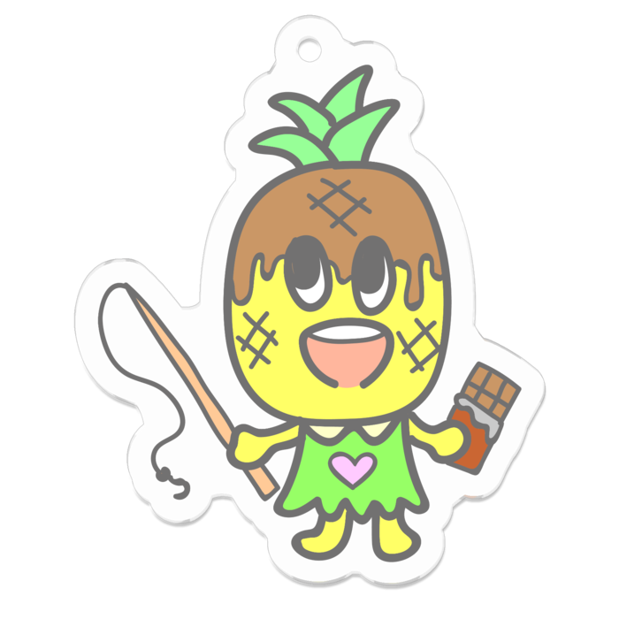 アクリルキーホルダー - 50 x 50 (mm)