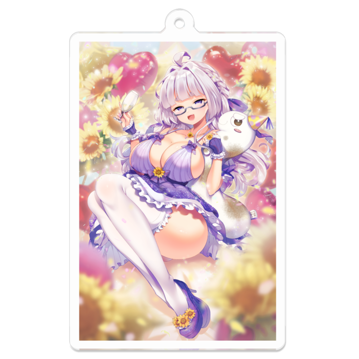 アクリルキーホルダー - 70 x 70 (mm)