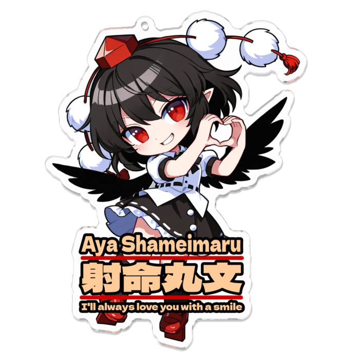 アクリルキーホルダー - 100 x 100 (mm)