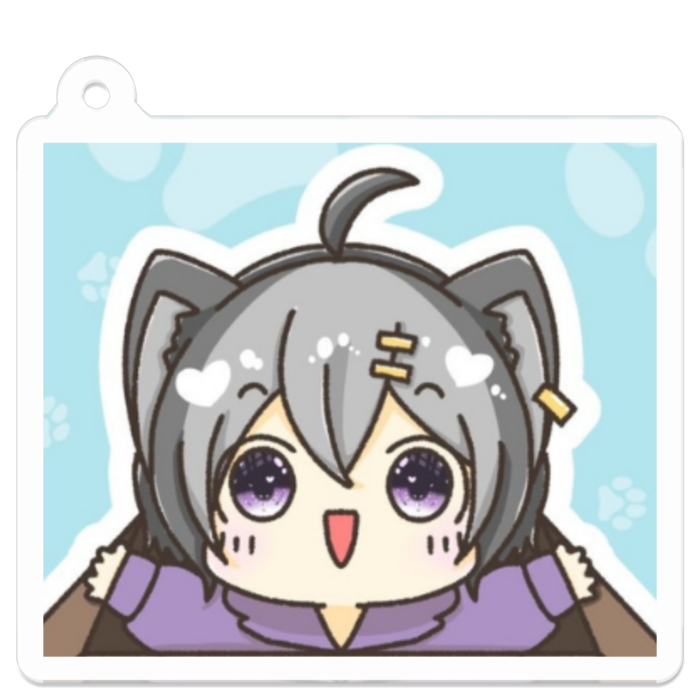 アクリルキーホルダー - 50 x 50 (mm)