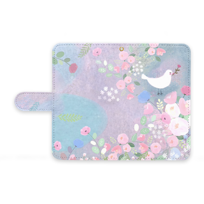 手帳型Androidケース - M - ストラップ穴 あり