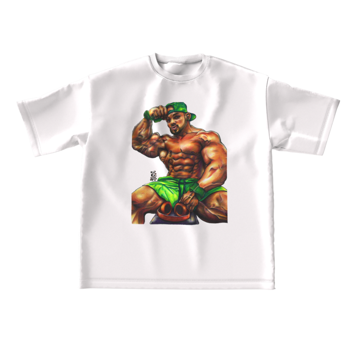 ビッグシルエットTシャツ - L - 両面