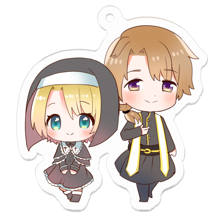 アクリルキーホルダー - 50 x 50 (mm)