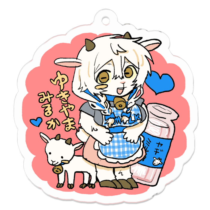 アクリルキーホルダー - 50 x 50 (mm)