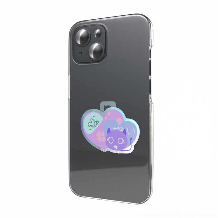 オーロラスマホステッカー - 縦