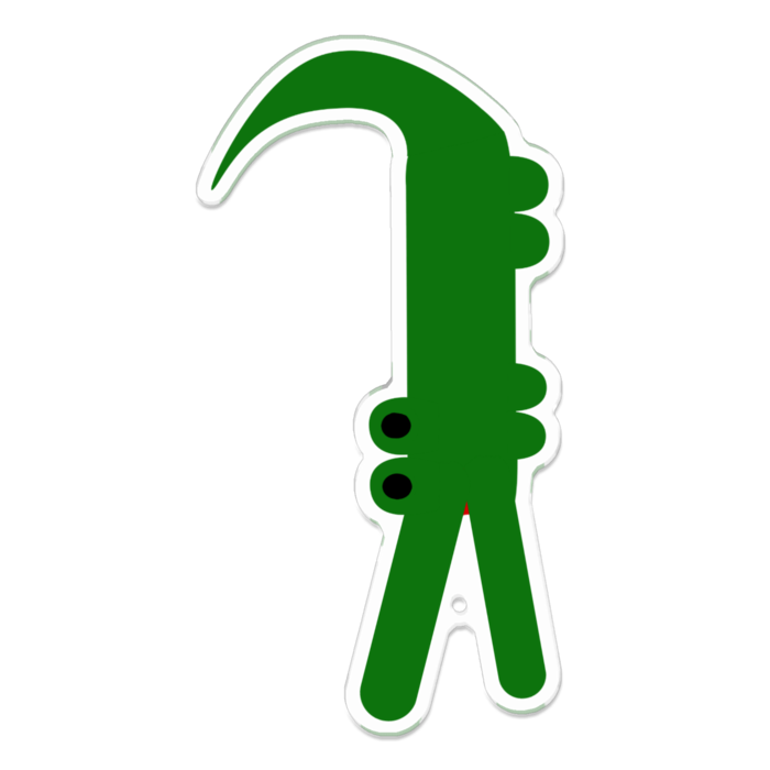 アクリルキーホルダー/口 - 100 x 100 (mm)