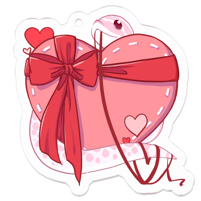 【バレンタイン🍫アクキー】シシバナ(スノー)5cm