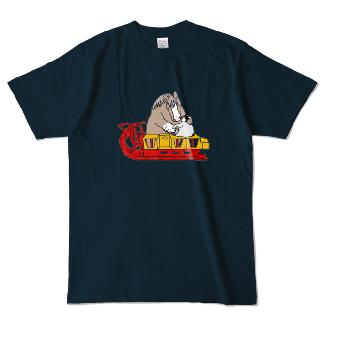 カラーTシャツ - L - ネイビー (濃色)