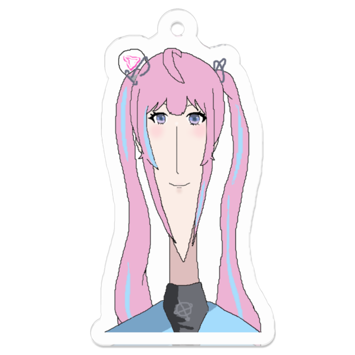 アクリルキーホルダー - 50 x 50 (mm)