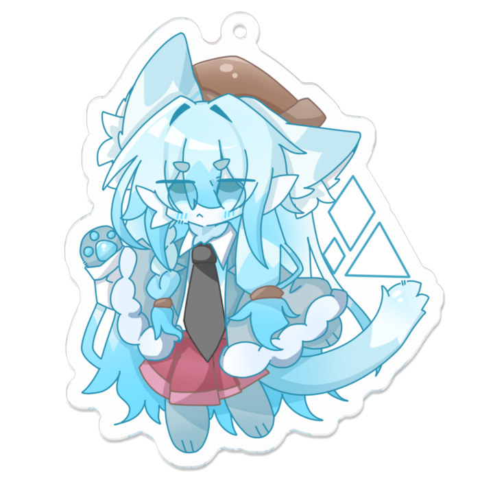 アクリルキーホルダー（コーティング） - 70 x 70 (mm)