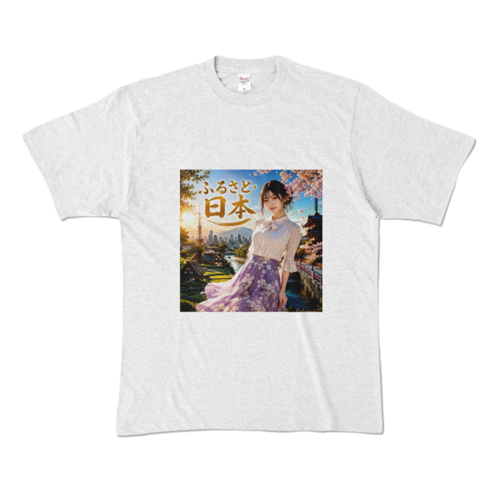 カラーTシャツ - XL - アッシュ （淡色）