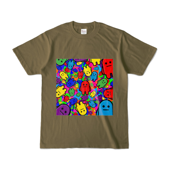 カラーTシャツ - S - オリーブ (濃色)