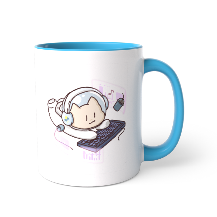 ツートンカラーマグカップ - 直径 8.2cm / 高さ 9.5cm