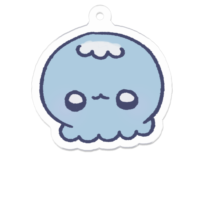 アクリルキーホルダー - 50 x 50 (mm)