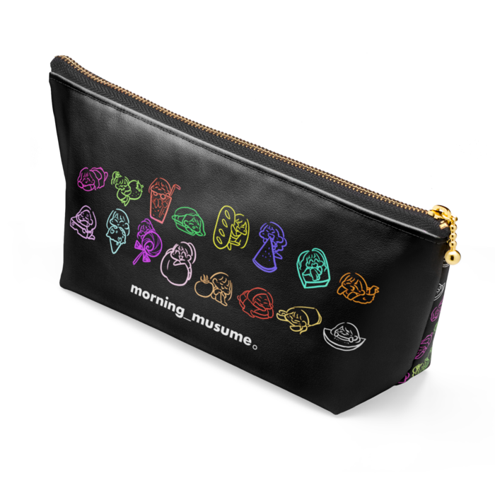 ポーチ - 長さ21.5cm / 高さ10cm - ブラック