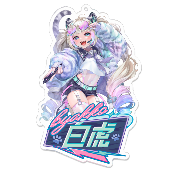 アクリルキーホルダー - 100 x 100 (mm)