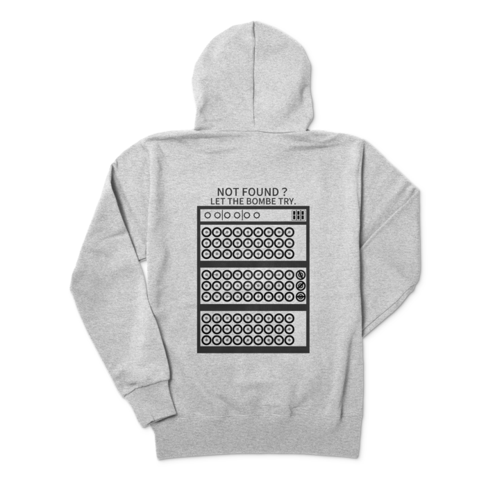 ジップパーカー - M - 杢グレー