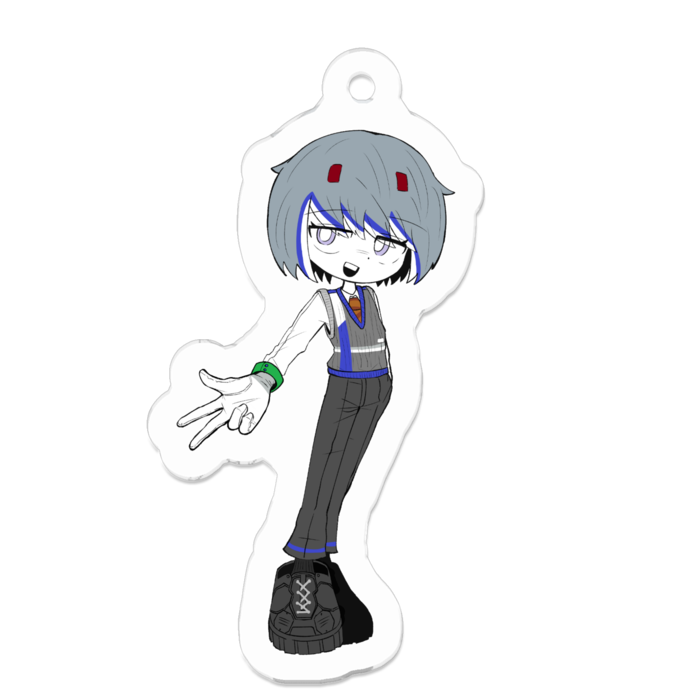 アクリルキーホルダー - 50 x 50 (mm)