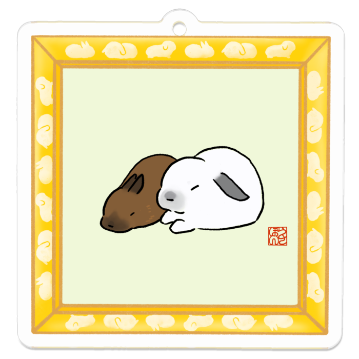 アクリルキーホルダー - 50 x 50 (mm)