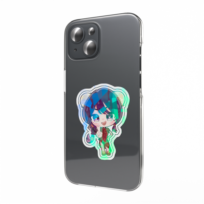 ホログラムスマホステッカー - 縦