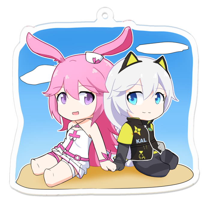 アクリルキーホルダー - 70 x 70 (mm)